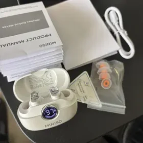 MINISO MS105 Wireless Earbuds Bluetooth 6.0 Earphones, In Ear Earbuds,Waterproof Wireless Earphones, Suitable for Office, Sports, Study and Audio Calls, Built in Microphone, Gaming Bluetooth Headphones photo review